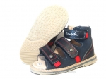 8-1199-7590 granatowe buty-sandałki-kapcie profilaktyczne przedszk. 19-25  Mrugała - galeria - foto#1