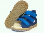 8-1210-70 ciemno niebieskie buty-sandałki-kapcie profilaktyczne przedszk. 26-30  Mrugała - galeria - foto#1