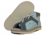 8-BP38MA/B KUBA błękit j.niebieskie kapcie sznurowane sandałki obuwie profilaktyczne przed+szkolne 27-34 buty Postęp - galeria - foto#1