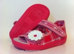 0-13-138L różowe w kratkę sandałki kapcie wcz.dziecięce buty Renbut - galeria - foto#1