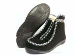 61-52-550 czarne botki-kapcie damskie Renbut - galeria - foto#1