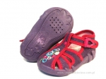 0-13-106 fioletowo różowe buciki-kapcie wcz.dziecięce Renbut - galeria - foto#1