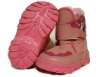 1-24-021rz różowe kozaczki botki zimowe obuwie na rzep dziecięce RENBUT 19-26 - galeria - foto#1
