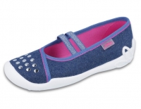 21-116Y253 BLANCA JEANS z cekinami :: balerinki czółenka dziewczęce kapcie buciki obuwie dziecięce Befado 31-36 21-116Y253 BLANCA JEANS z cekinami :: balerinki czółenka dziewczęce kapcie buciki obuwie dziecięce Befado 31-36