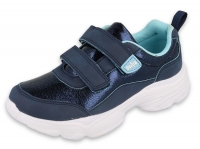 1-516Y109 GRANATOWE buty sportowe Flash na rzepy buciki obuwie dziecięce Befado 25-38 1-516Y109 GRANATOWE buty sportowe Flash na rzepy buciki obuwie dziecięce Befado 25-38