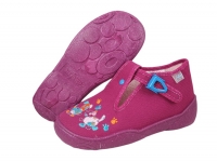 0-674P123 MAXI c.różowe :: WKŁADKI SKÓRZANE :: kapcie buciki obuwie wcz.dziecięce Befado 18-26 0-674P123 MAXI c.różowe :: WKŁADKI SKÓRZANE :: kapcie buciki obuwie wcz.dziecięce Befado 18-26