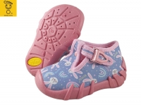 0-110P489 SPEEDY NIEBIESKO RÓŻOWE KRÓLIKI :: kapcie buciki obuwie dziecięce poniemowlęce Befado 18-26 0-110P489 SPEEDY NIEBIESKO RÓŻOWE KRÓLIKI :: kapcie buciki obuwie dziecięce poniemowlęce Befado 18-26