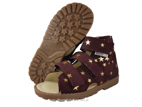 8-1110-55 BORDO GWIAZDKA MRUGAŁA PORTO buty sandałki kapcie profilaktyczno korekcyjne przedszk. 19-25 Mrugała 8-1110-55 BORDO GWIAZDKA MRUGAŁA PORTO buty sandałki kapcie profilaktyczno korekcyjne przedszk. 19-25 Mrugała