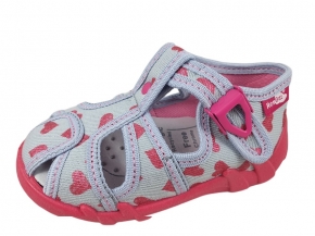 0-13-128P POPIEL SERDUSZKAI WKŁADKI PROFILOWANE buciki-kapcie wcz.dziecięce Renbut 19-25 0-13-128P POPIEL SERDUSZKAI WKŁADKI PROFILOWANE buciki-kapcie wcz.dziecięce Renbut 19-25