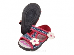 0-13-140 GRANAT KOTWICA sandałki kapcie wcz.dziecięce Renbut 0-13-140 GRANAT KOTWICA sandałki kapcie wcz.dziecięce Renbut
