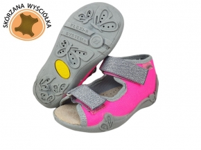 01-342P032 PAPI RÓŻOWO SZARE :: WKŁADKI SKÓRZANE :: sandałki kapcie buciki obuwie wcz.dziecięce buty Befado Papi 18-25 01-342P032 PAPI RÓŻOWO SZARE :: WKŁADKI SKÓRZANE :: sandałki kapcie buciki obuwie wcz.dziecięce buty Befado Papi 18-25