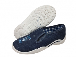 1-23-371 szare piłka wkładki skórzane kapcie-buciki dziecięce Renbut 1-23-371 szare piłka wkładki skórzane kapcie-buciki dziecięce Renbut