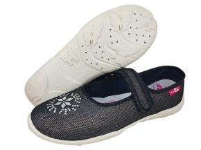 1-33-415 P CZARNY BROKAT diamenciki WKŁADKA PROFILOWANA AG+ balerinki kapcie wcz.dziecięce Renbut 1-33-415 P CZARNY BROKAT diamenciki WKŁADKA PROFILOWANA AG+ balerinki kapcie wcz.dziecięce Renbut