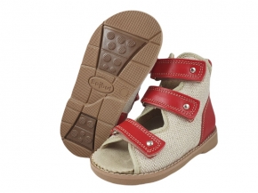 8-B-23ce D BAJBUT czerwone lniane buty sandały trzewiki kapcie ortopedyczne profilaktyczne obuwie dziecięce 35 - 39 Bajbut 8-B-23ce D BAJBUT czerwone lniane buty sandały trzewiki kapcie ortopedyczne profilaktyczne obuwie dziecięce 35 - 39 Bajbut