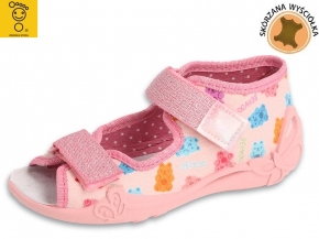 01-342P063 PAPI RÓŻOWE GUMISIE :: WKŁADKI SKÓRZANE :: sandałki kapcie buciki obuwie wcz.dziecięce buty Befado Papi 18-25 01-342P063 PAPI RÓŻOWE GUMISIE :: WKŁADKI SKÓRZANE :: sandałki kapcie buciki obuwie wcz.dziecięce buty Befado Papi 18-25