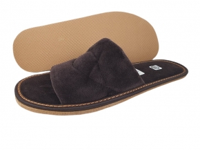 6-no8op BRĄZOWE CIEMNE kapcie pantofle papucie domowe aksamitne dziewczęce damskie Nobex 36-41 6-no8op BRĄZOWE CIEMNE kapcie pantofle papucie domowe aksamitne dziewczęce damskie Nobex 36-41