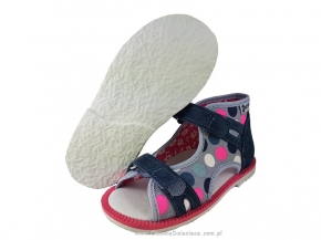 8-13-BS191 MAJA POPIEL KROPY :WKŁADKI PROFILOWANE: ortopedyczne profilaktyczne kapcie sandałki dziecięce przedszk. 21-25 buty Postęp 8-13-BS191 MAJA POPIEL KROPY :WKŁADKI PROFILOWANE: ortopedyczne profilaktyczne kapcie sandałki dziecięce przedszk. 21-25 buty Postęp