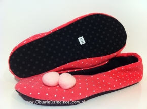 4-PATRYCJA 406 różowe w białe kropki czółenka baletki fasolki buciki kapcie dziewczęce RAWEKS 35-40 4-PATRYCJA 406 różowe w białe kropki czółenka baletki fasolki buciki kapcie dziewczęce RAWEKS 35-40