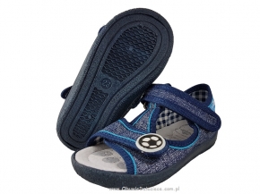 0-13-140LP JEANS PIŁKA : WKŁADKI PROFILOWANE sandałki kapcie wcz.dziecięce Renbut 0-13-140LP JEANS PIŁKA : WKŁADKI PROFILOWANE sandałki kapcie wcz.dziecięce Renbut