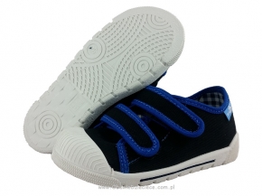 1-33-383 RENBUT czarno niebieskie półtrampki SKÓRZANE WKŁADKI kapcie buciki dziecięce Renbut 1-33-383 RENBUT czarno niebieskie półtrampki SKÓRZANE WKŁADKI kapcie buciki dziecięce Renbut