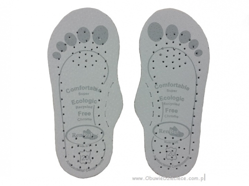 90-064-0R profilaktyczne wkładki do obuwia dziecięcego (19 - 36 )  12,5cm - 23cm Renbut