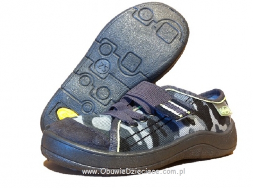 1-251X017 Tim moro szare  półtrampki na rzep kapcie buciki obuwie dziecięce buty Befado 25-30