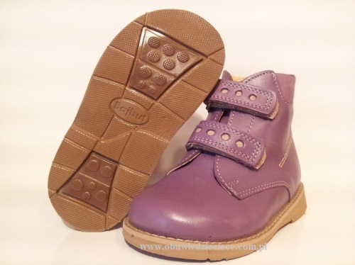 8-B-86fi fioletowe buty trzewiki na rzepy obuwie dziecięce przedszkolne 23-34  Bajbut