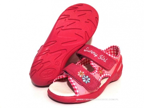 20-065X034 SUNNY fioletowe sandałki - sandały profilaktyczne  - kapcie obuwie dziecięce Befado  26-30