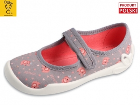 20-114Y561 BLANCA SZARO RÓŻOWE W SŁONIKI :: MIĘKKIE WKŁADKI SOFT-B system :: balerinki czółenka dziewczęce kapcie buciki obuwie dziecięce 20-114Y561 BLANCA SZARO RÓŻOWE W SŁONIKI :: MIĘKKIE WKŁADKI SOFT-B system :: balerinki czółenka dziewczęce kapcie buciki obuwie dziecięce